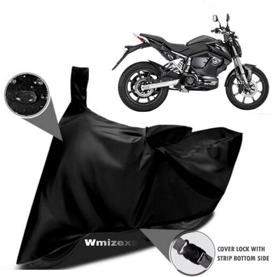 APNEK Waterproof Two Wheeler Cover for Revolt(RV 400, Black)