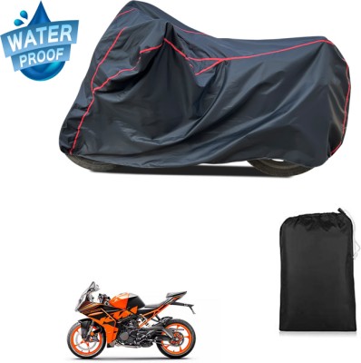 CODOKI Waterproof Two Wheeler Cover for KTM(RC 200 BS6, Black)