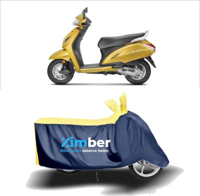 ZIMBER Two Wheeler Cover for Honda(Activa 5G, Yellow, Blue)