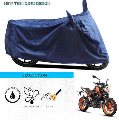 ANTHUB Waterproof Two Wheeler Cover for KTM(200 Duke, Blue)