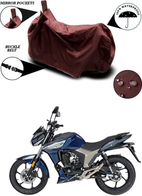 Genipap Waterproof Two Wheeler Cover for Royal Enfield(Thunderbird 500, Maroon)