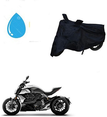 MMSSTAR Waterproof Two Wheeler Cover for Ducati(Diavel, Black)