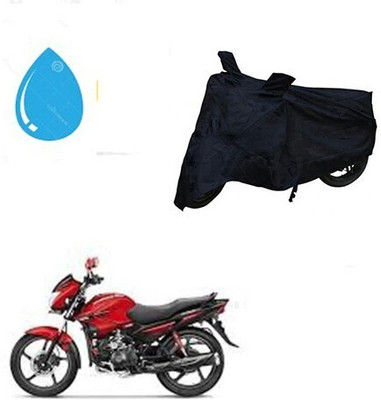 HYBRIDS COLLECTION Waterproof Two Wheeler Cover for Hero(Glamour FI, Black)