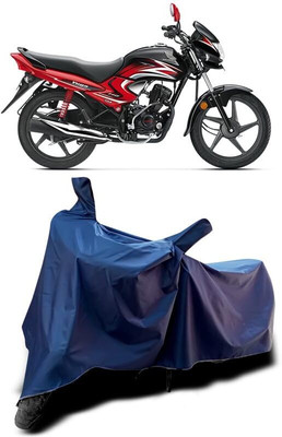 KEDIT Two Wheeler Cover for Honda(Dream Yuga, Blue)