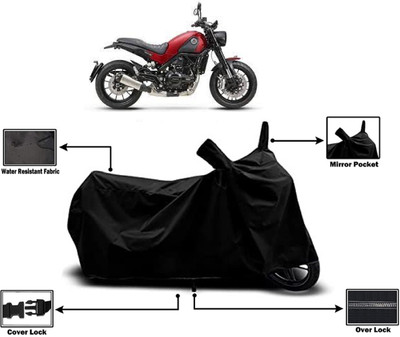 Amexride Two Wheeler Cover for Benelli(Leoncino, Black)