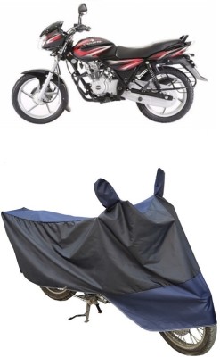 HEMSKAR Waterproof Two Wheeler Cover for Bajaj(Discover 125 DTS-i, Blue, Black)