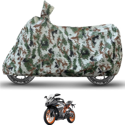 Caronix Waterproof Two Wheeler Cover for KTM(RC 390, Green)