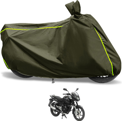 Euro Care Waterproof Two Wheeler Cover for Bajaj(Pulsar 180, Green)