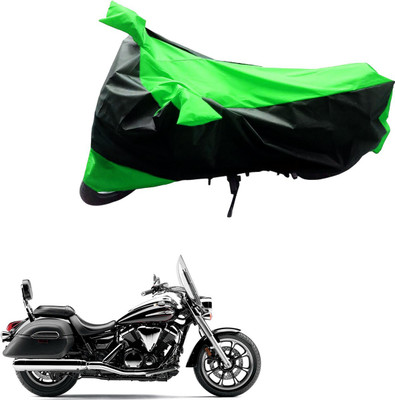 Mdstar Waterproof Two Wheeler Cover for TVS(Star, Black, Green)