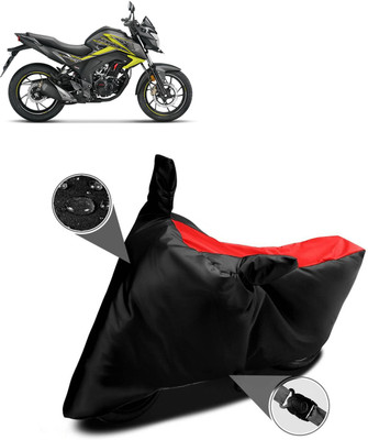 PAGORA Waterproof Two Wheeler Cover for Honda(CB Hornet 160, Red)