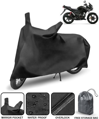 AutoRetail Waterproof Two Wheeler Cover for Honda(CBF Stunner, Black)