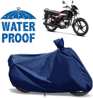 AutoGalaxy Waterproof Two Wheeler Cover for Hero(CD deluxe, Blue)
