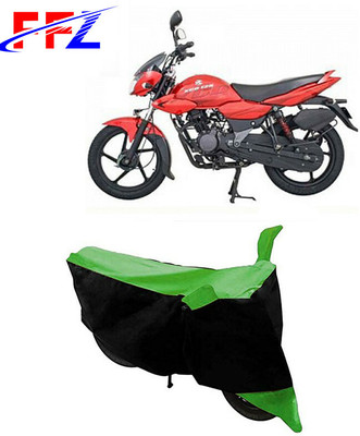 FFZ Two Wheeler Cover for Bajaj(XCD 135, Black, Green)