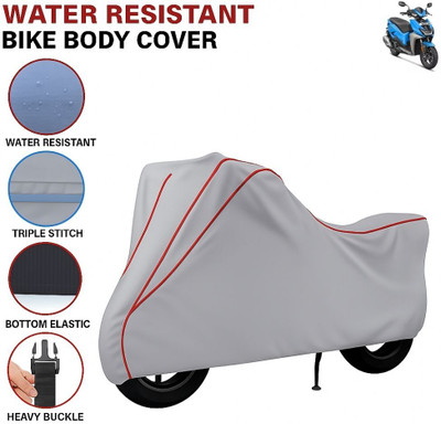 Auto Udaan Waterproof Two Wheeler Cover for Hero(Grey, Red)