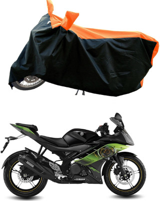 DeepShakshi AUTOMOTIVE Waterproof Two Wheeler Cover for Yamaha(YZF-R15 V2 BS6, Orange)