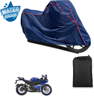GOSHIV-car and bike accessories Waterproof Two Wheeler Cover for Yamaha(YZF R15 V3 BS6, Blue)