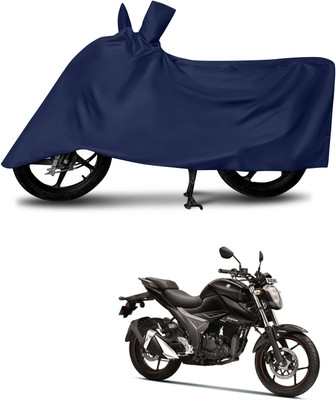 DeepShakshi AUTOMOTIVE Waterproof Two Wheeler Cover for Suzuki(Gixxer, Blue)
