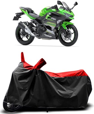 MMSSTAR Waterproof Two Wheeler Cover for Kawasaki(Ninja 250, Red)