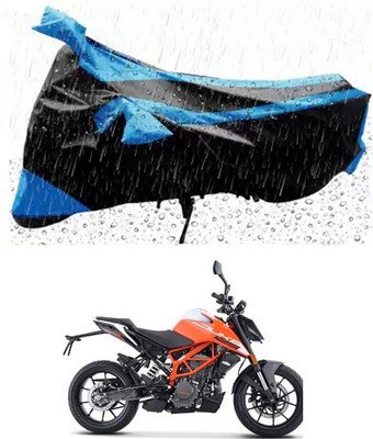 RONISH Waterproof Two Wheeler Cover for KTM(125 Duke, Blue)