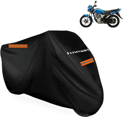 Horseyaart Waterproof Two Wheeler Cover for Yamaha(Saluto RX, Black)