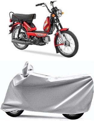 V VINTON Two Wheeler Cover for TVS(Heavy Duty Super XL, Grey)