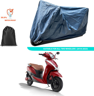 CODOKI Waterproof Two Wheeler Cover for Ampere(Magnus BS6, Blue)