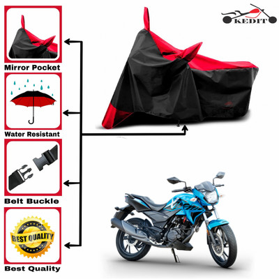 AASHTIK MART Two Wheeler Cover for Hero(Xtreme 200R, Red, Black)