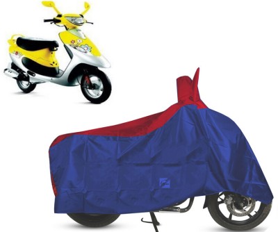 EGAL Waterproof Two Wheeler Cover for TVS(Scooty Pep Plus, Red)