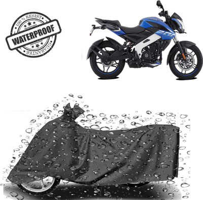 ROYAL AUTO MART Waterproof Two Wheeler Cover for Bajaj(Pulsar 250, Grey)