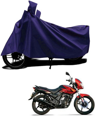 KEDIT Two Wheeler Cover for TVS(Flame DS 125, Blue)