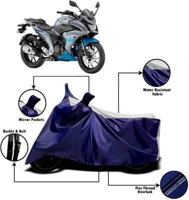 DeepShakshi AUTOMOTIVE Waterproof Two Wheeler Cover for Yamaha(Fazer 25, Multicolor)