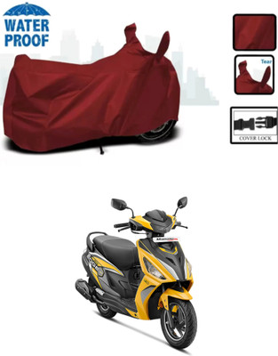 RAQTRO Waterproof Two Wheeler Cover for Hero(Maestro Edge 125, Maroon)