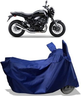 Amexride Two Wheeler Cover for Kawasaki(Z900RS BS6, Blue)