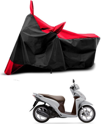 KEDIT Two Wheeler Cover for Honda(Red, Black)