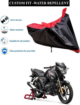 CODOKI Waterproof Two Wheeler Cover for TVS(Apache 150, Red)