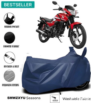smwzxyu Waterproof Two Wheeler Cover for Honda(SP125, Blue)