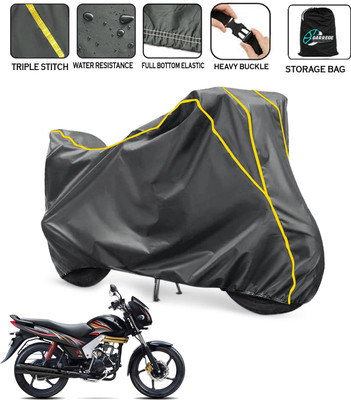 AUTOBIRSA Waterproof Two Wheeler Cover for Mahindra(Centuro, Grey)