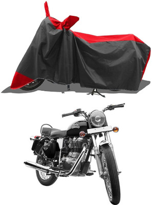 SPECTUS Two Wheeler Cover for Royal Enfield(Bullet 350 Twinspark, Red)