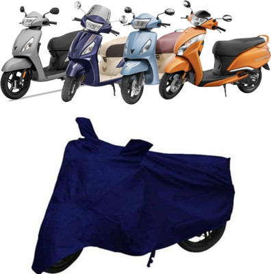 DeepShakshi AUTOMOTIVE Waterproof Two Wheeler Cover for TVS(Jupiter, Blue)
