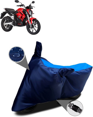 AutoGalaxy Waterproof Two Wheeler Cover for Revolt(RV 400, Blue)