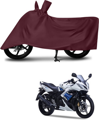 aosis Two Wheeler Cover for Yamaha(R15S, Maroon)