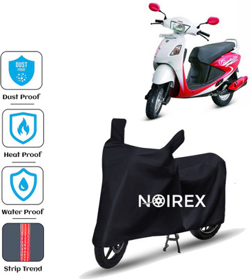 NOIREX Two Wheeler Cover for Hero(Pleasure, Black)