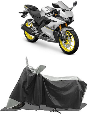 GROFATIK Two Wheeler Cover for Yamaha(YZF-R15 V3 New BS6, Grey)