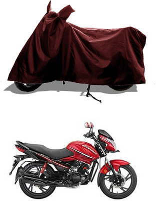 GROFATIK Two Wheeler Cover for Hero(Glamour i3s, Maroon)