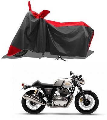 PAGORA Waterproof Two Wheeler Cover for Royal Enfield(Continental GT 650, Red, Black)