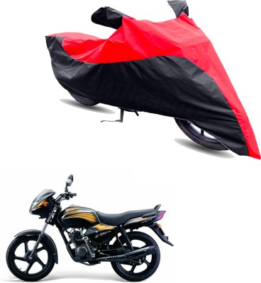 Motodreka Two Wheeler Cover for TVS(Star City, Red, Black)