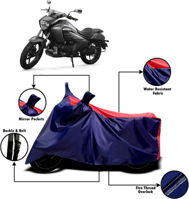 XOCAVO Two Wheeler Cover for Suzuki(intruder 150, Red, Blue)