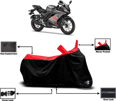 Amexride Two Wheeler Cover for Yamaha(YZF-R15 V3 BS6, Red)