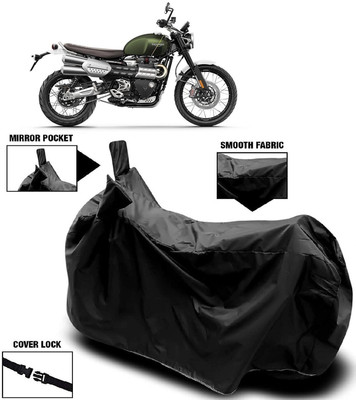 MMSSTAR Waterproof Two Wheeler Cover for Triumph(Street Scrambler, Black)