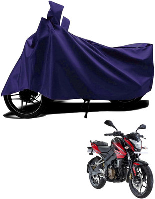 KEDIT Two Wheeler Cover for Universal For Bike(Pulsar 200, Blue)